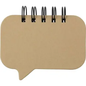 Carnet à spirale avec papiers repositionnables